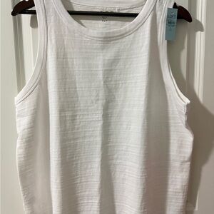 LOFT Classic White Tank Top